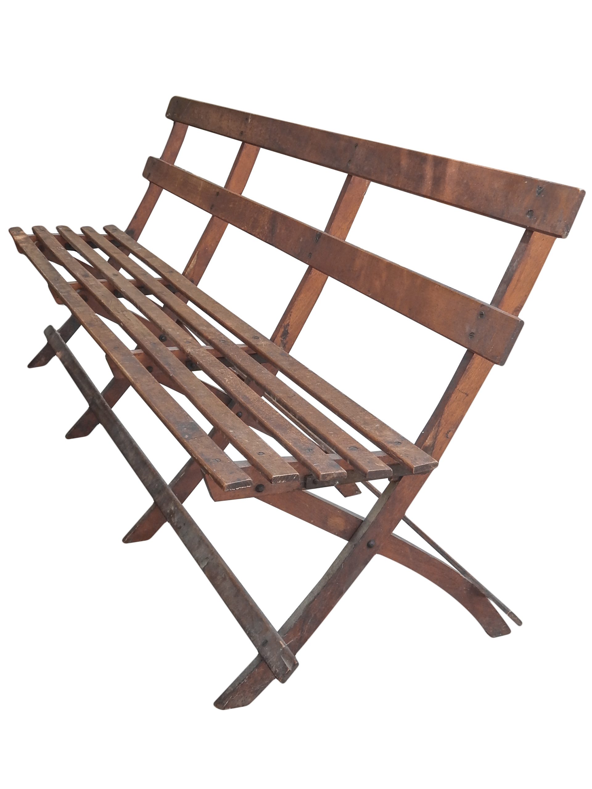 Antique Folding Bench - Image 6