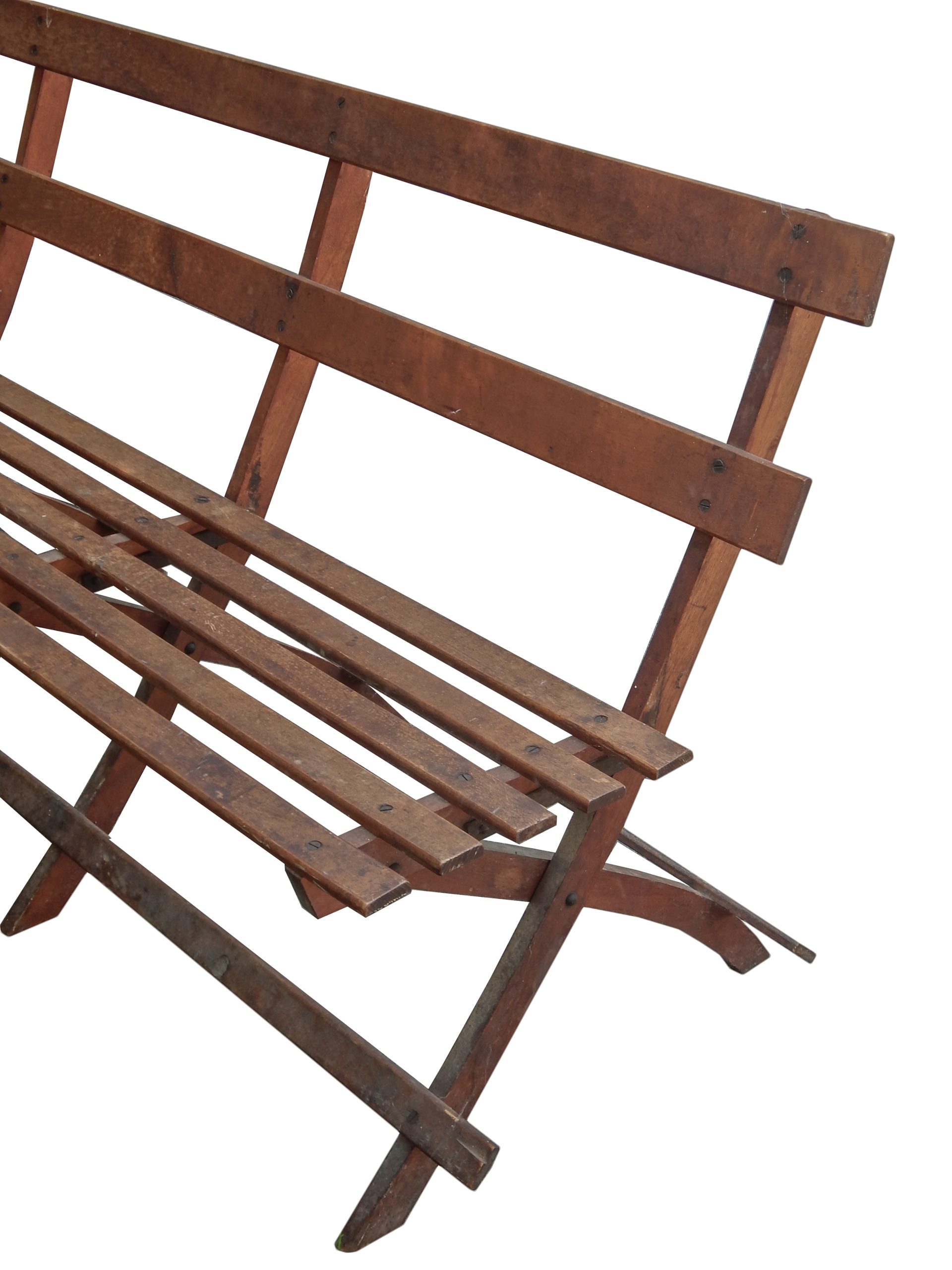 Antique Folding Bench - Image 9