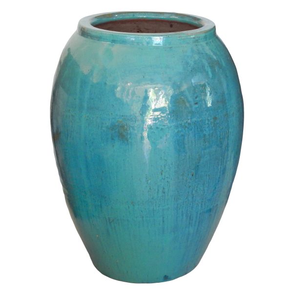 Large Teal Urn