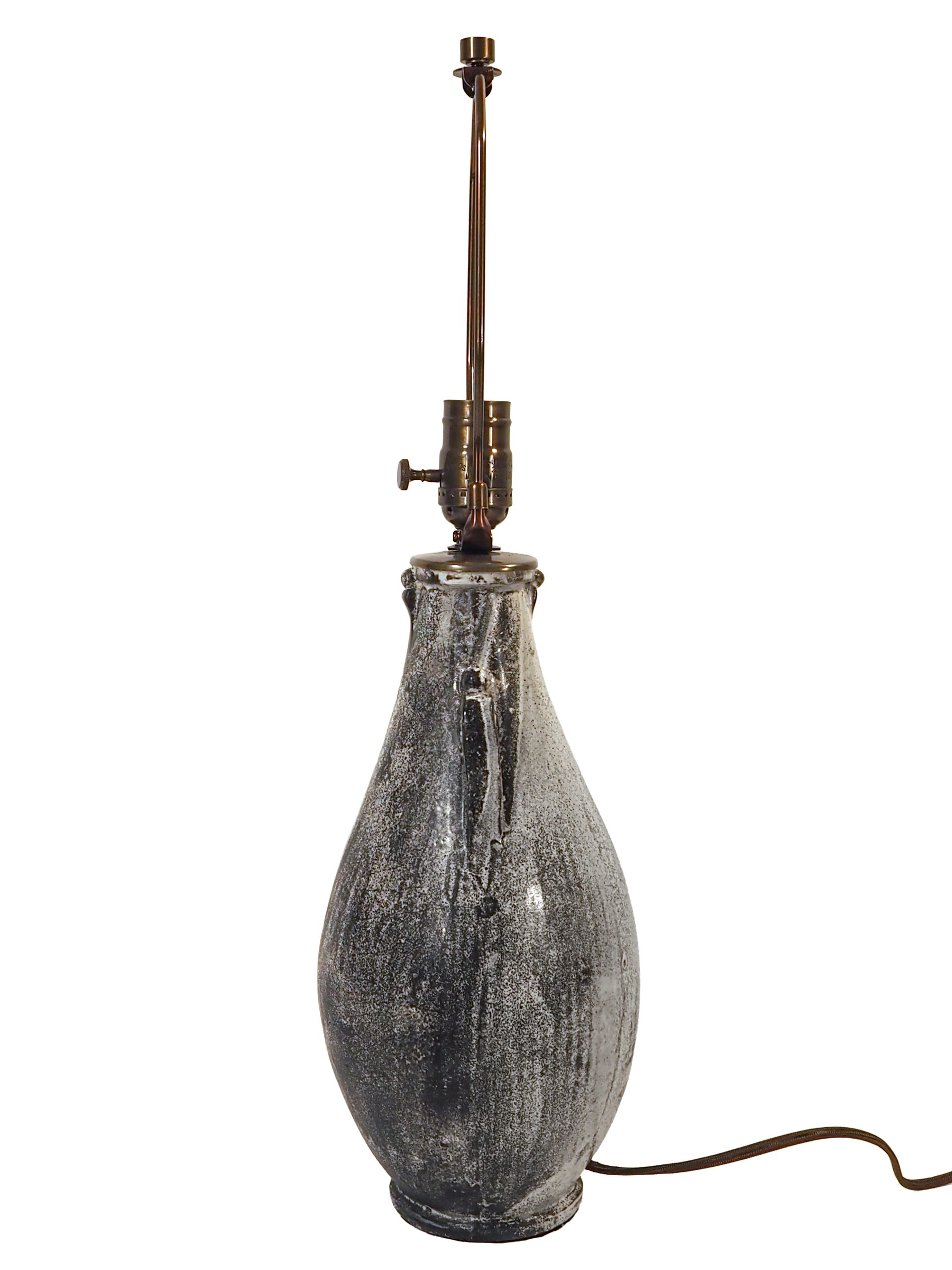Studio Pottery Lamp by Svend Hammershoi - Image 6