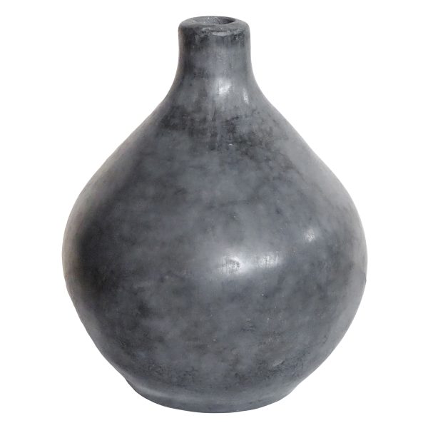 Ruby Beets Gray Short Neck Vase