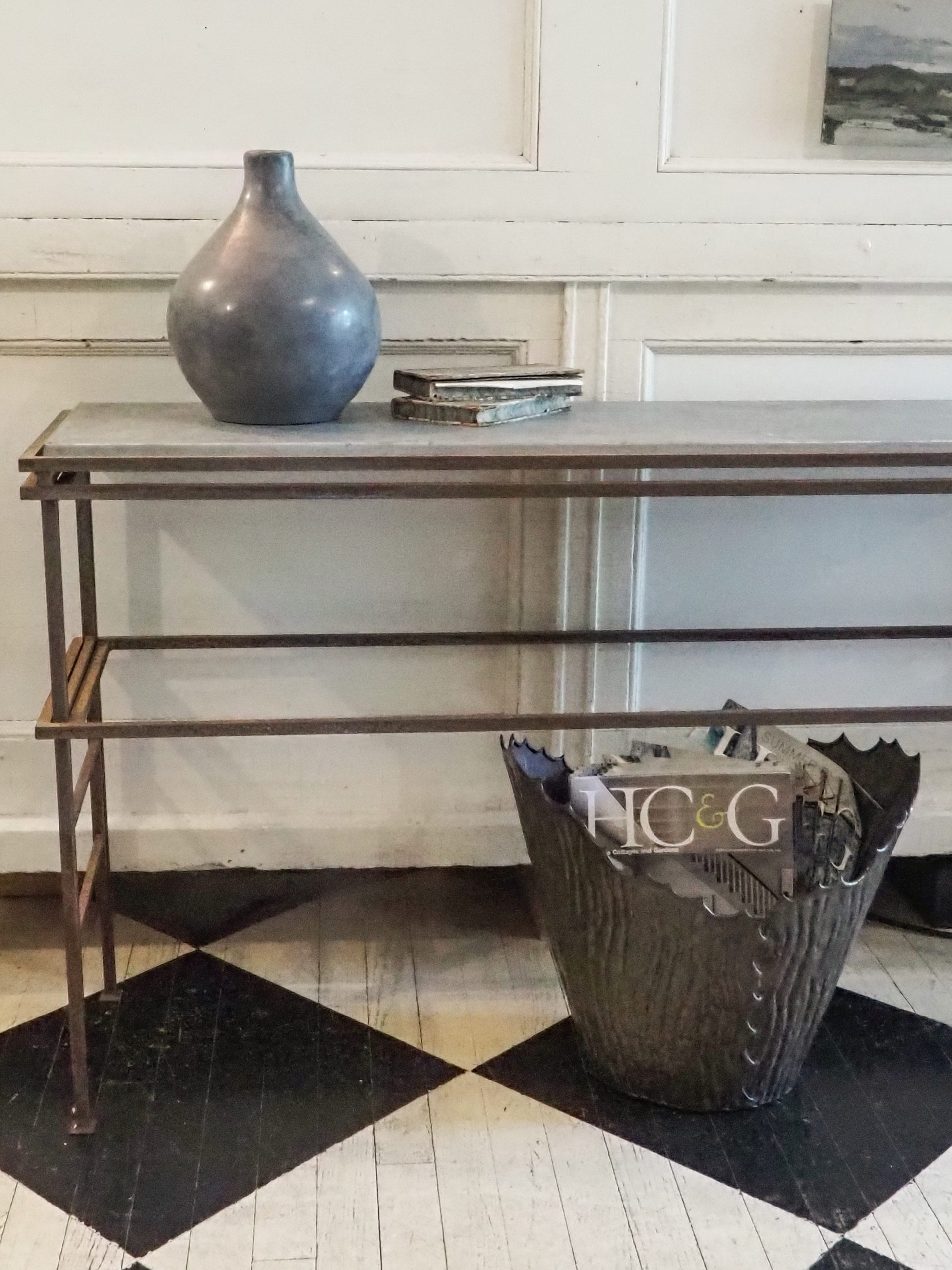 Ruby Beets Gray Short Neck Vase - Image 2