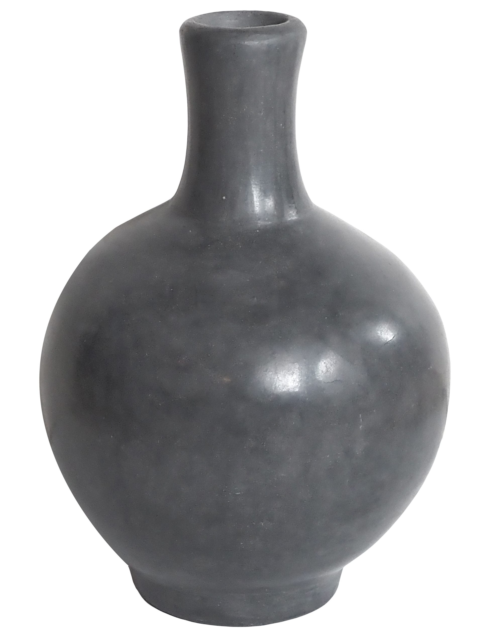 Ruby Beets Gray Long Neck Vase - Image 4