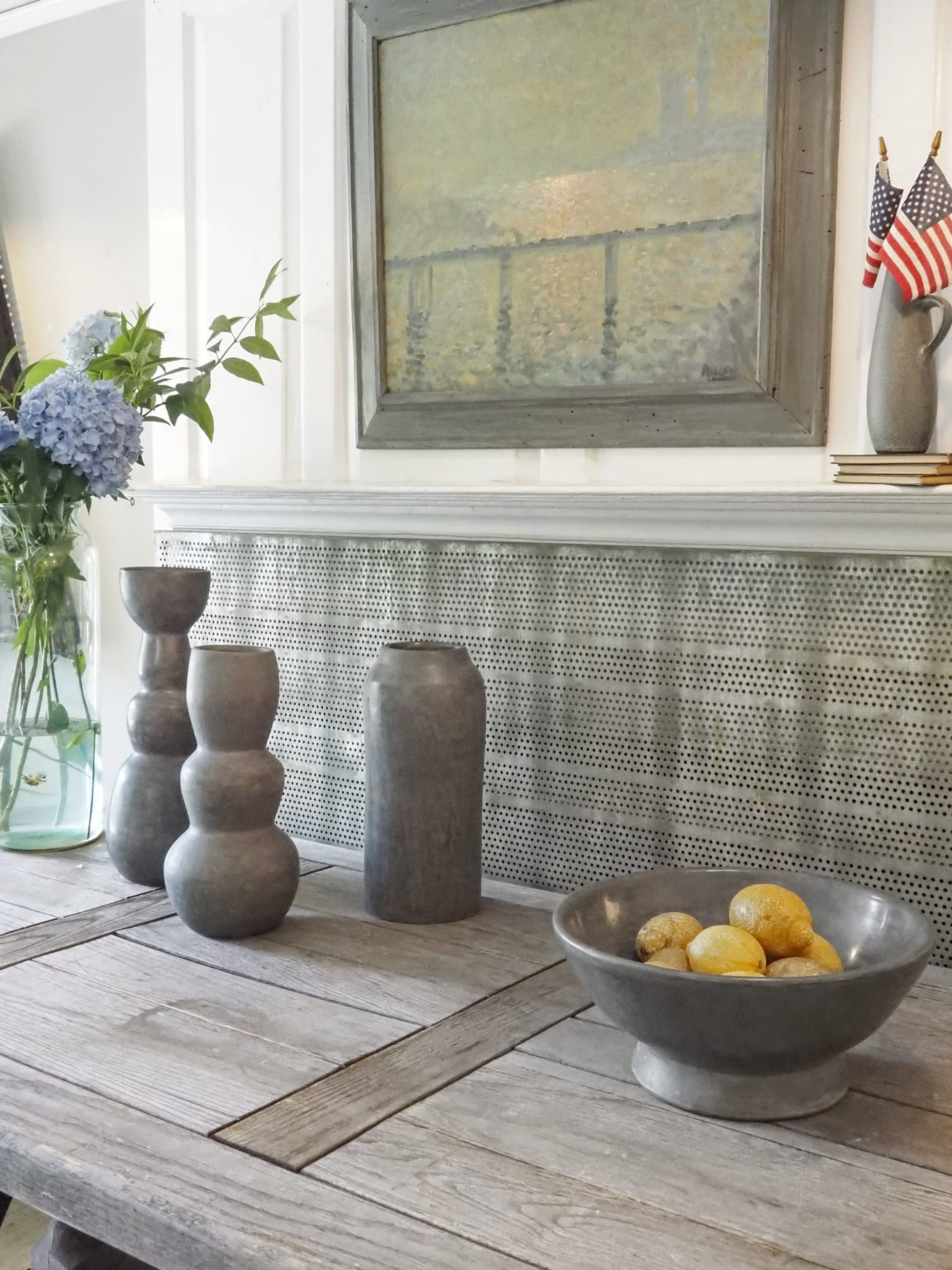 Ruby Beets Gray Vase Top Vessel - Image 2