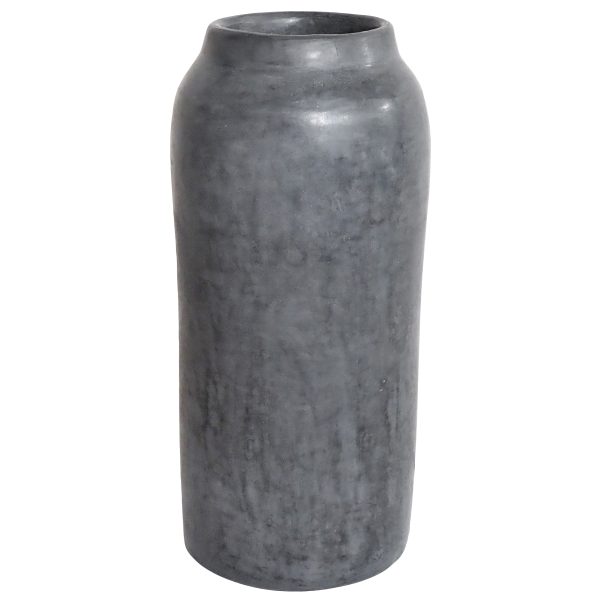 Ruby Beets Gray Cylinder Vessel