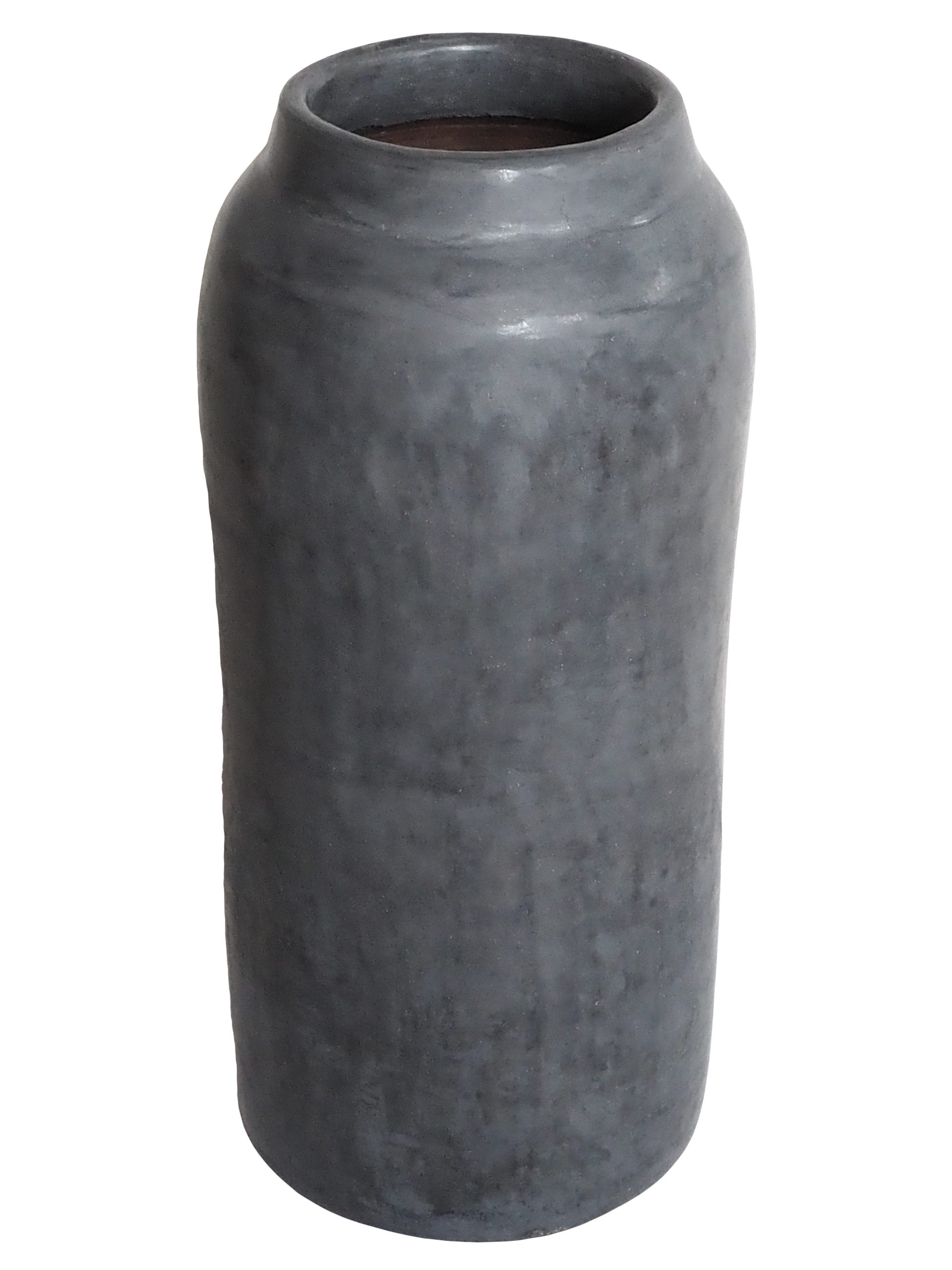Ruby Beets Gray Cylinder Vessel - Image 6