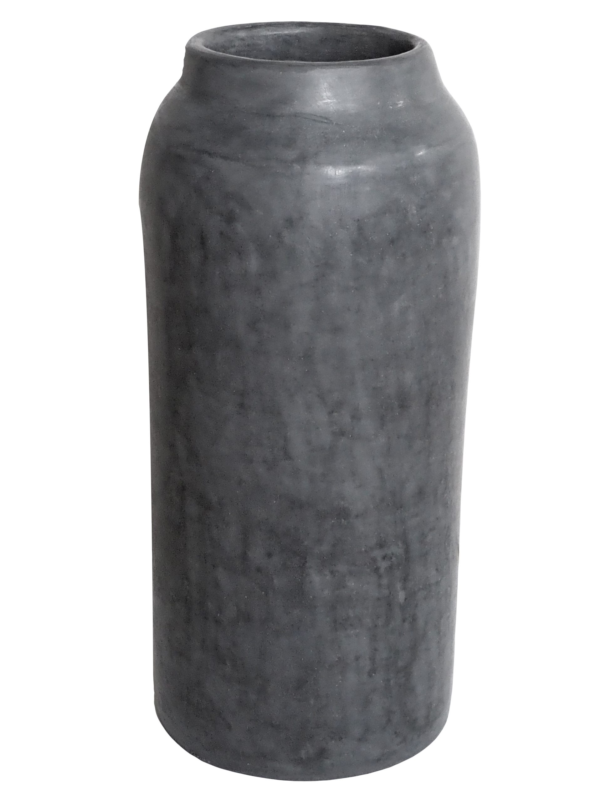 Ruby Beets Gray Cylinder Vessel - Image 7