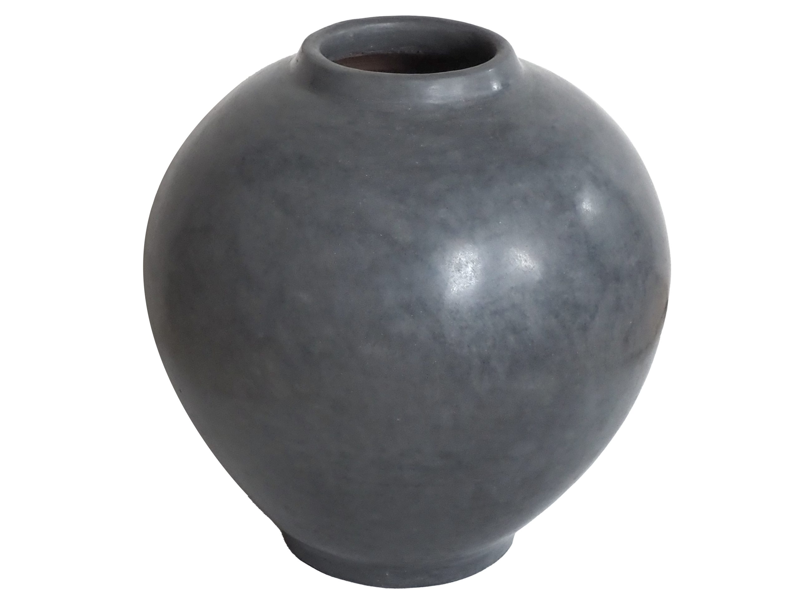 Ruby Beets Gray Large Round Vase - Image 6
