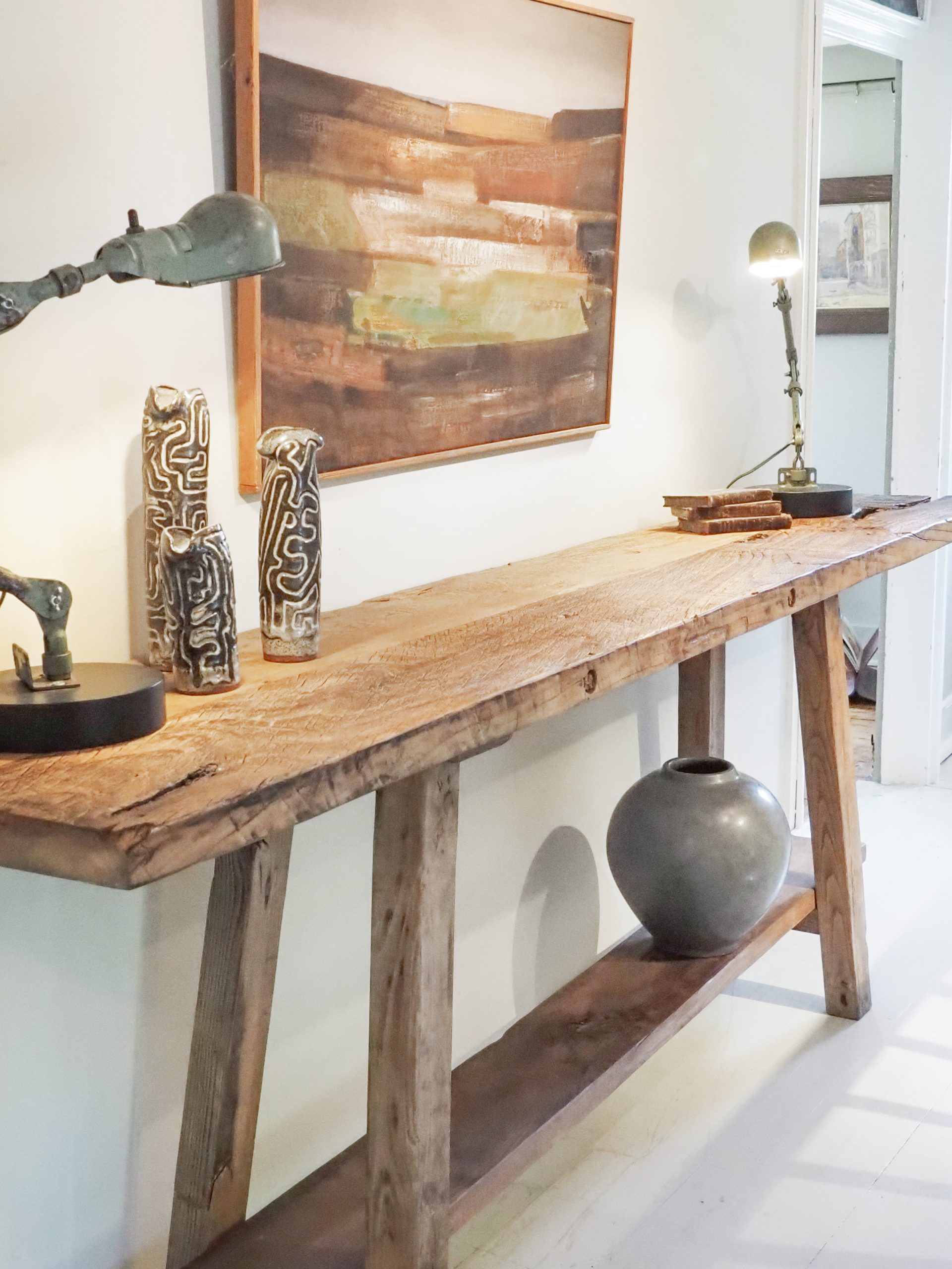 Ruby Beets Gray Large Round Vase - Image 2