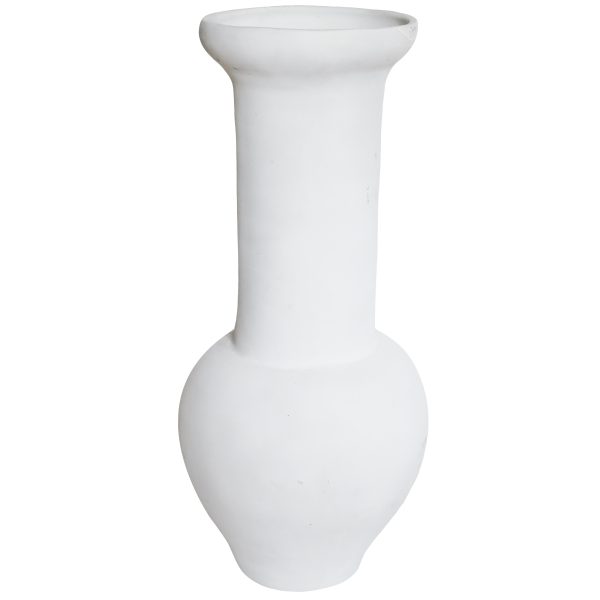 Ruby Beets Tall White Resin Vessel