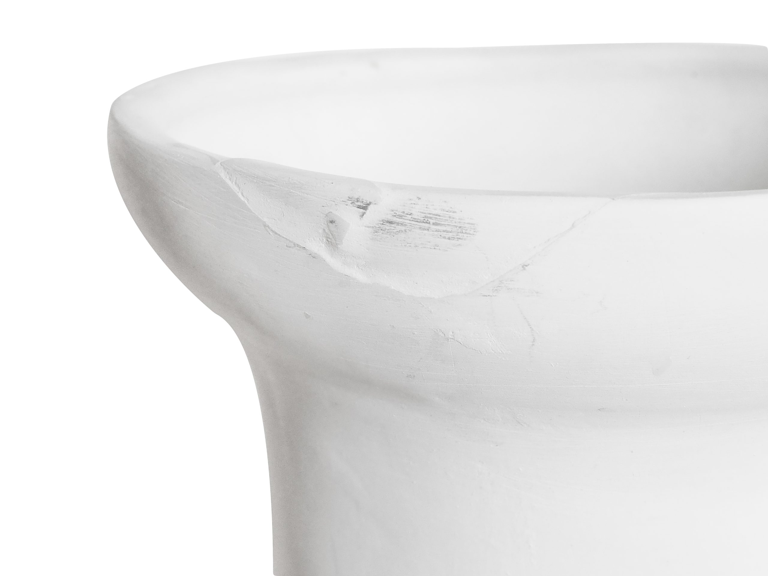 Ruby Beets Tall White Resin Vessel - Image 11