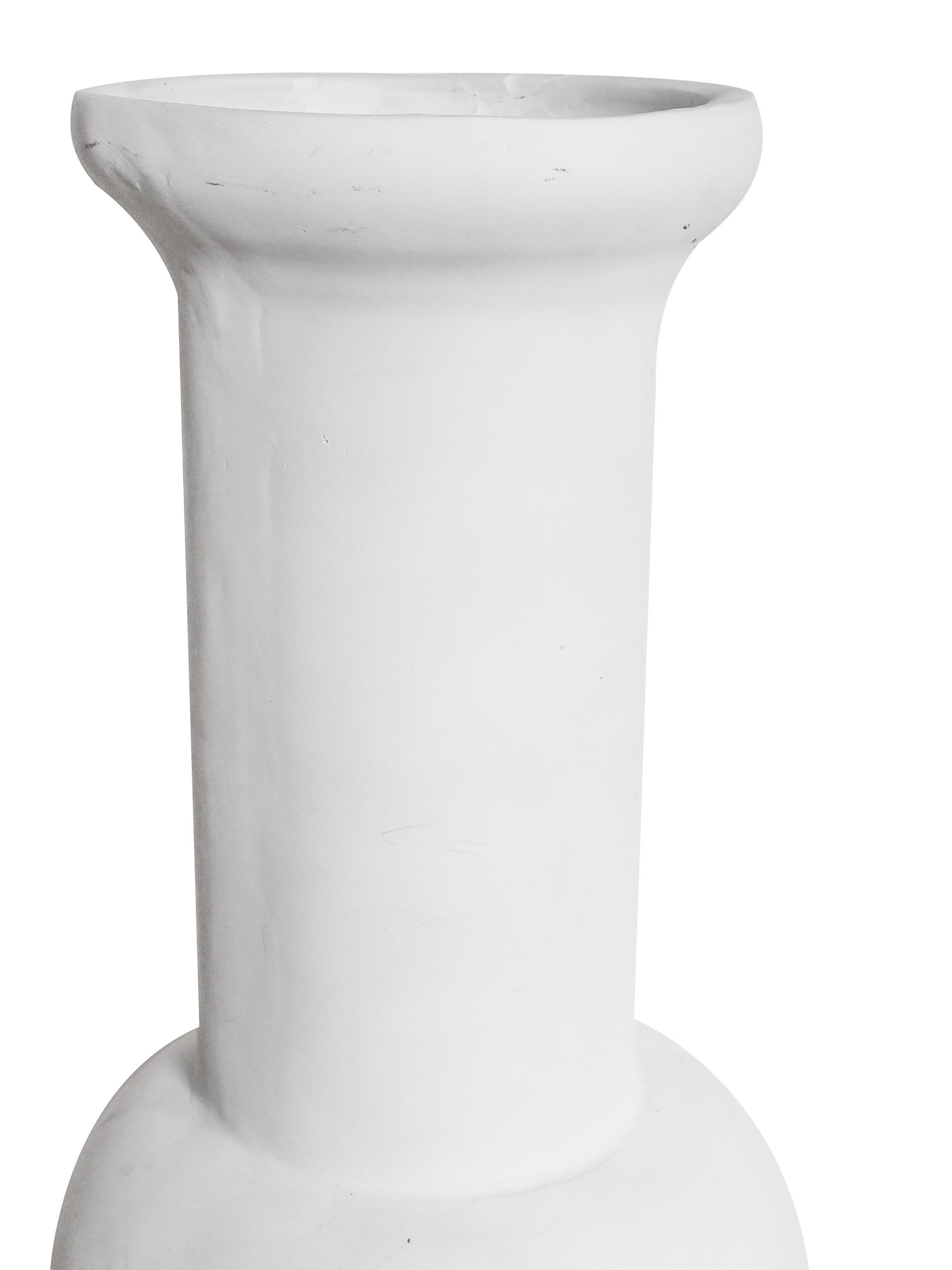 Ruby Beets Tall White Resin Vessel - Image 10