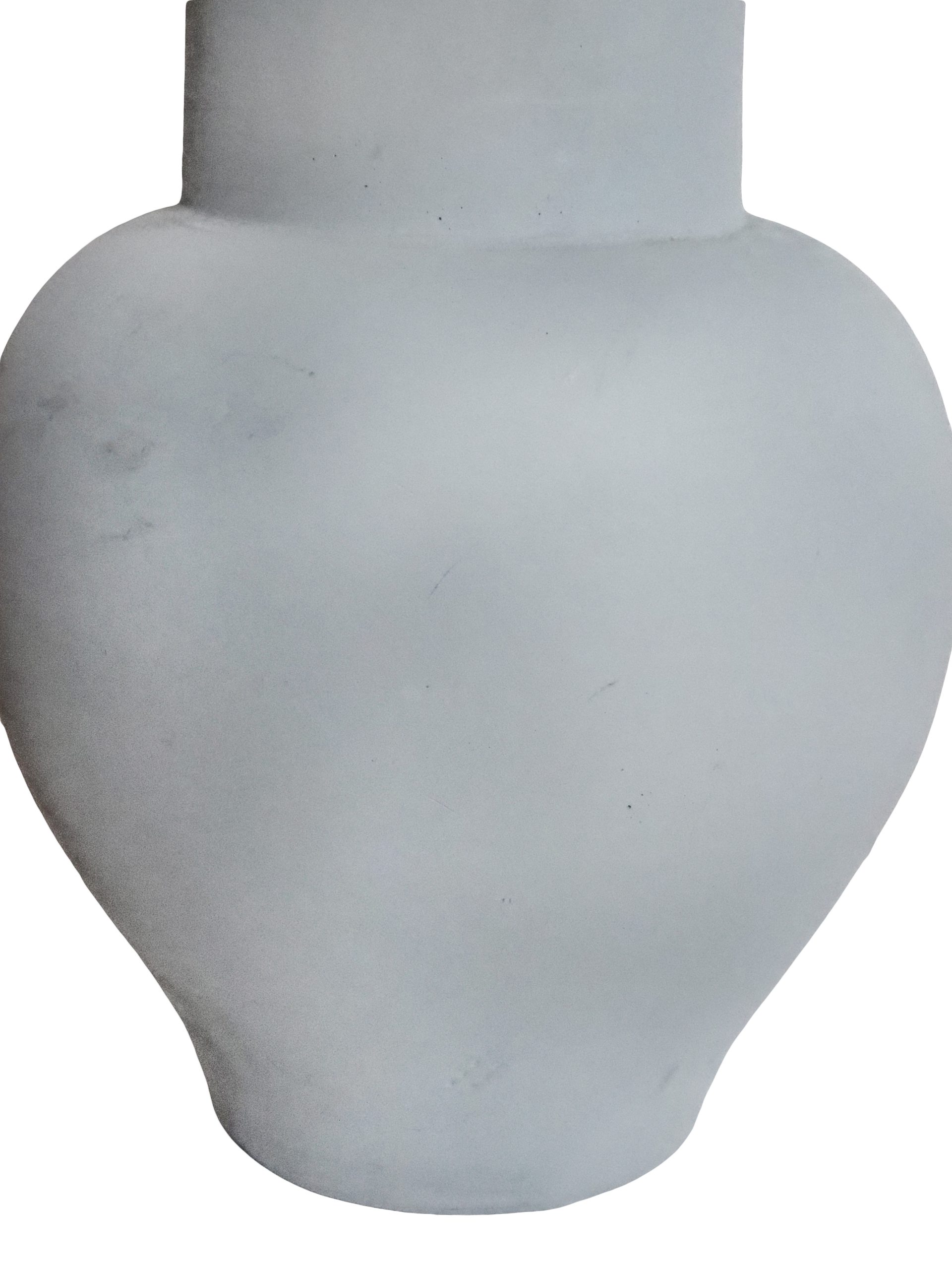 Ruby Beets Tall Gray Resin Vessel - Image 11