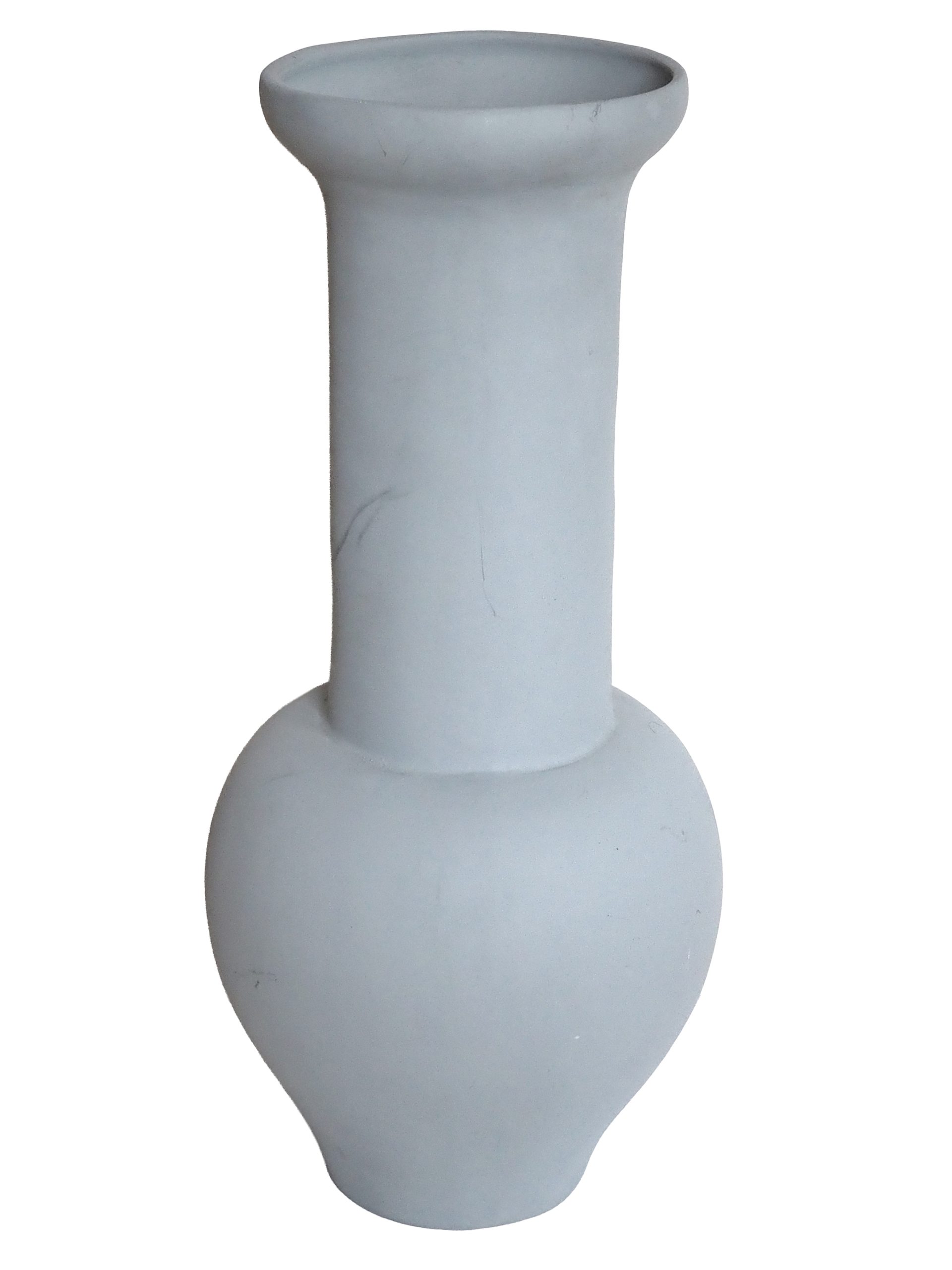 Ruby Beets Tall Gray Resin Vessel - Image 3