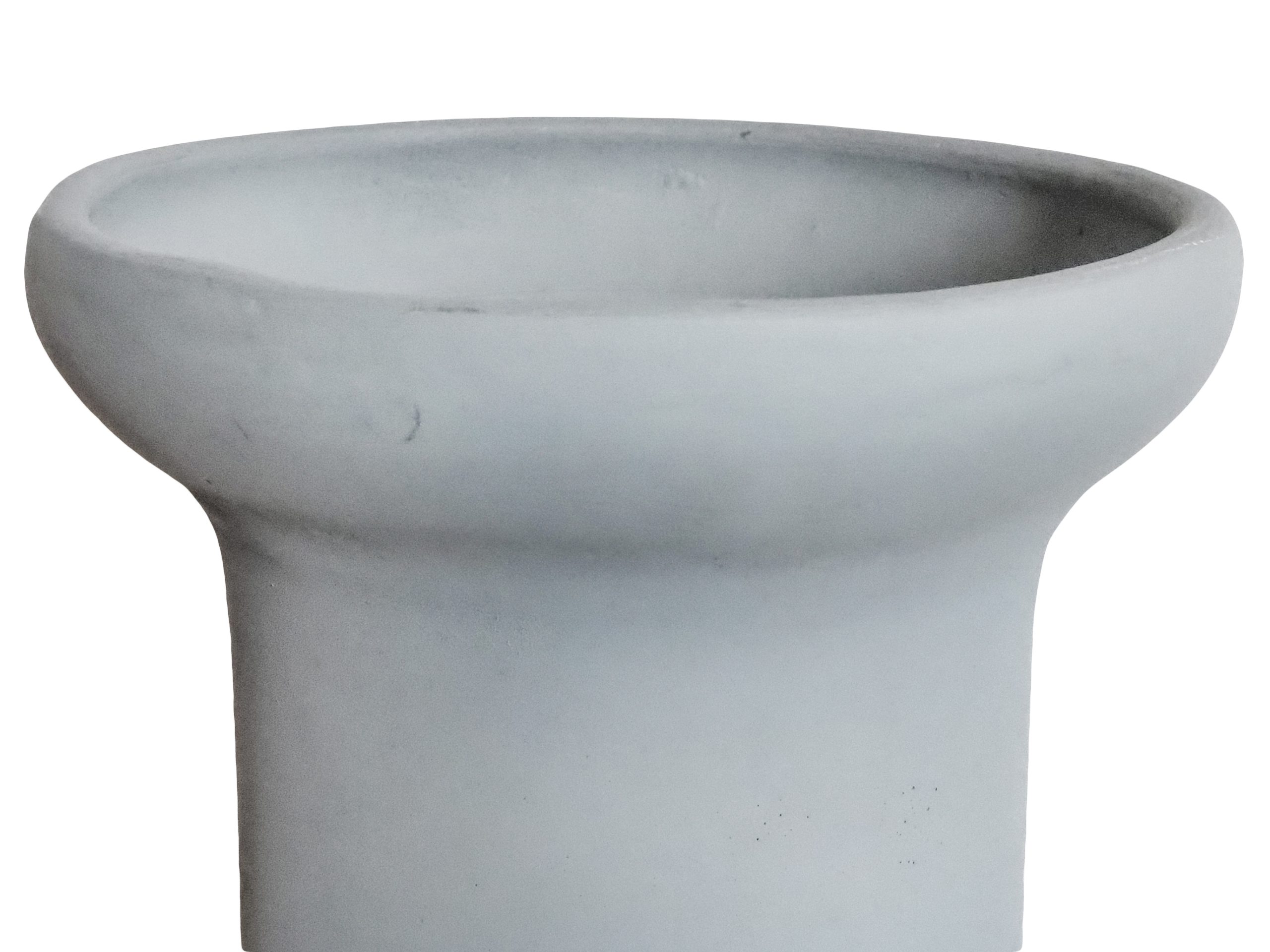 Ruby Beets Tall Gray Resin Vessel - Image 10