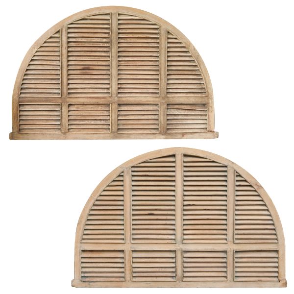 Large Half Round Louvre Windows