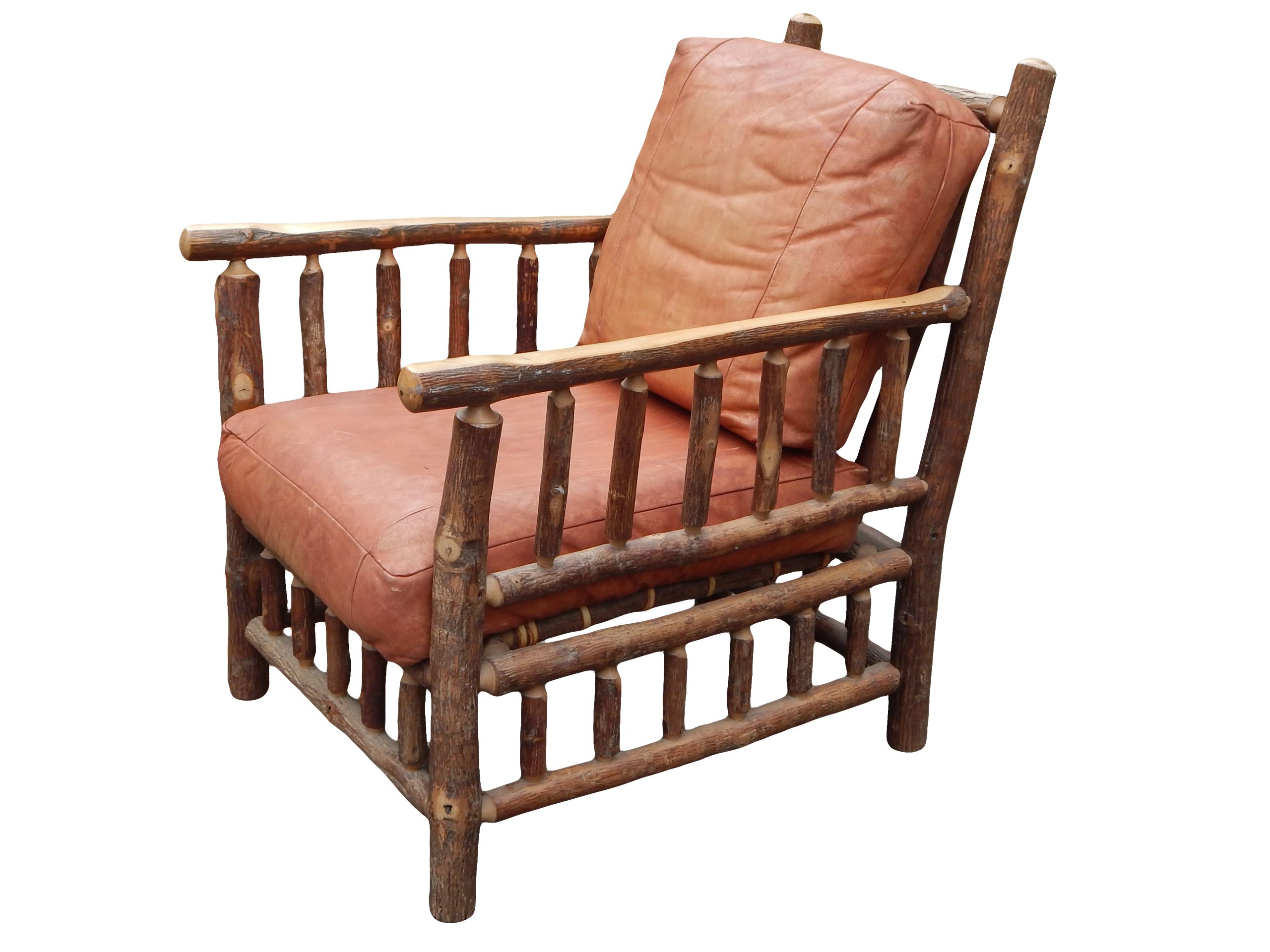 Adirondack Twig Lounge Chair & Ottoman - Image 4