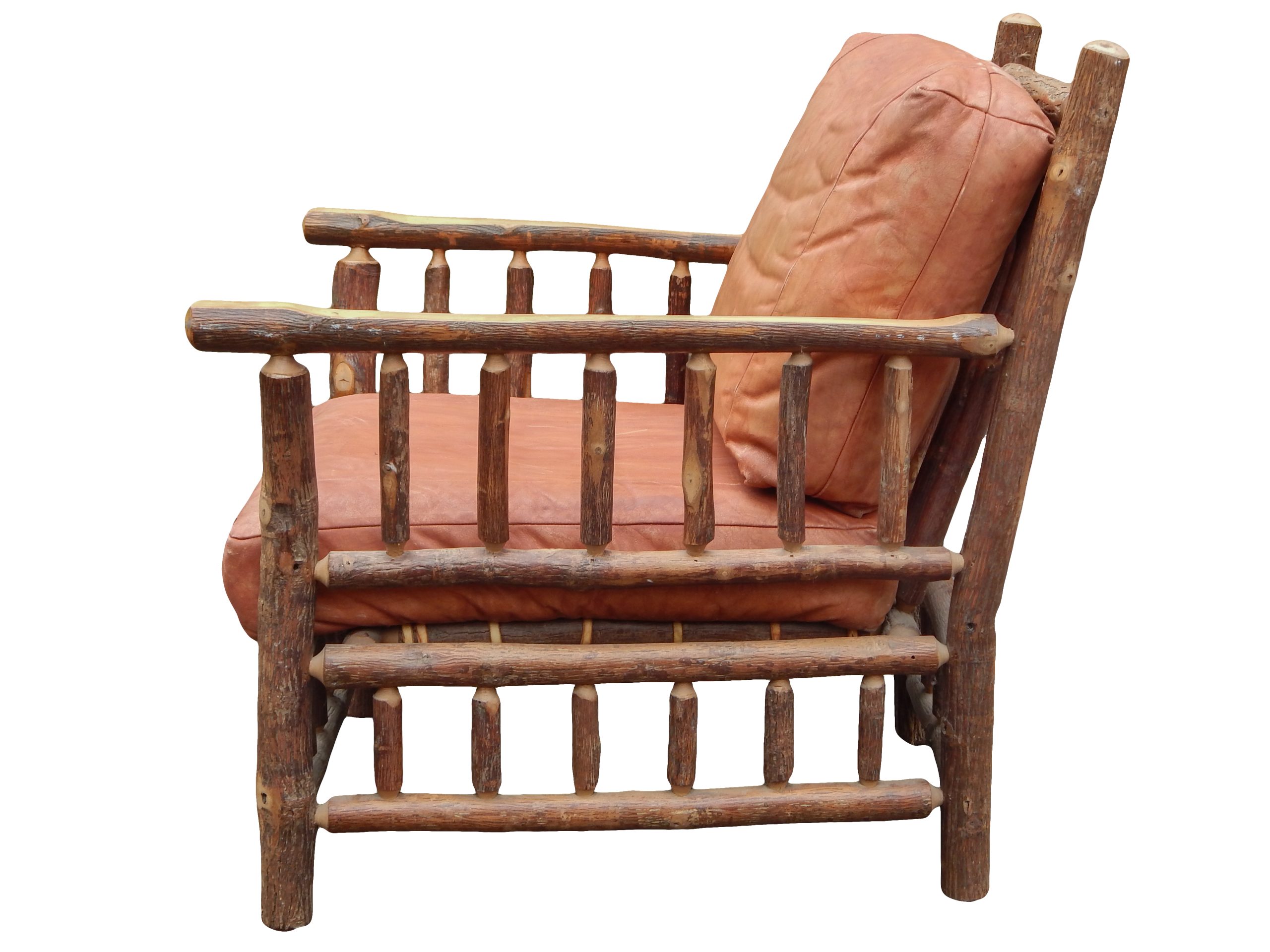 Adirondack Twig Lounge Chair & Ottoman - Image 5