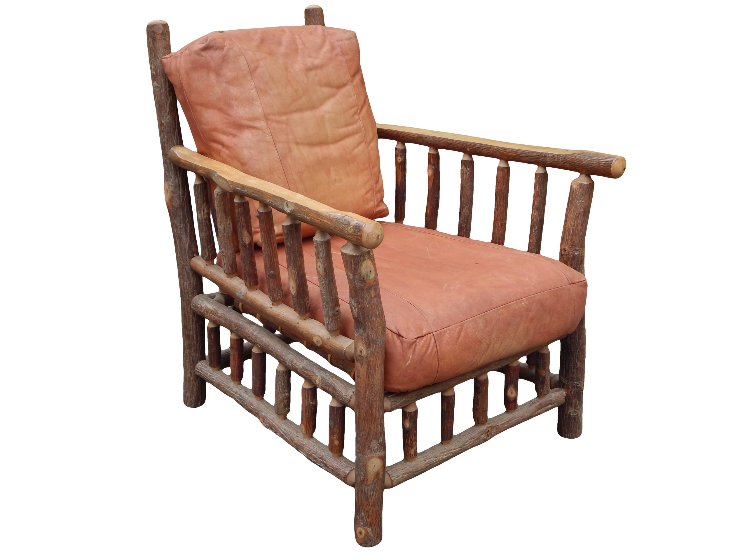 Adirondack Twig Lounge Chair & Ottoman - Image 8